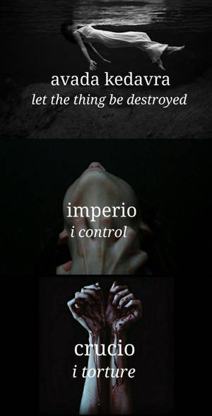 Aesthetic Harry Potter Unforgivable Curses Wallpaper