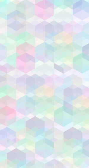 Aesthetic Hexagon One Color Wallpaper