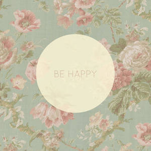 Aesthetic Ipad Be Happy Wallpaper