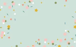 Aesthetic Ipad Cute Shapes Wallpaper