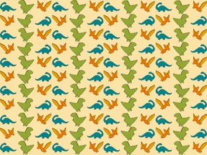 Aesthetic Ipad Dinosaur Patterns Wallpaper