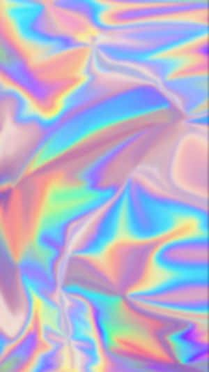 Aesthetic Iridescent Metallic Colors Wallpaper