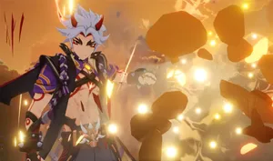 Aesthetic Itto Genshin Impact Wallpaper