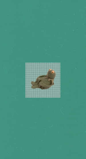 Aesthetic Kermit Stuffed Animal Wallpaper