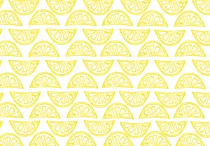 Aesthetic Lemon Drawing Wallpaper