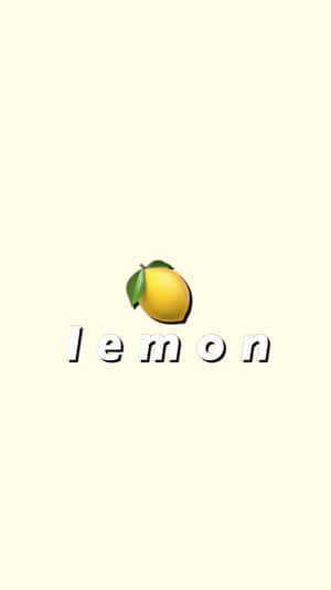 Aesthetic Lemon Emoji Wallpaper