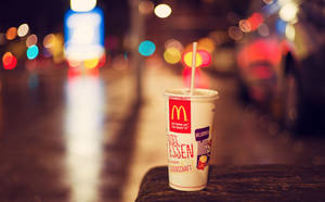 Aesthetic Mcdonald's Drink Wallpaper