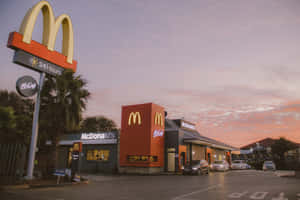 Aesthetic Mcdonald's -- Enjoying The Fast-food Taste With A Different Look Wallpaper