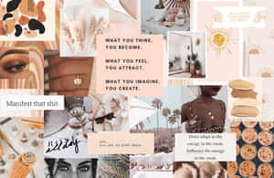 Aesthetic Moodboard – A Colorful Expression Of Creative Imagination Wallpaper