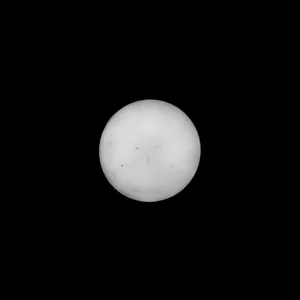 Aesthetic Moon Full White Glow Wallpaper