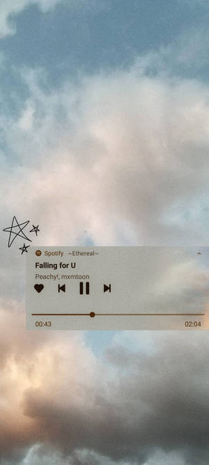 Aesthetic Music Falling For U Wallpaper