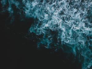 Aesthetic Navy Blue Ocean Wallpaper