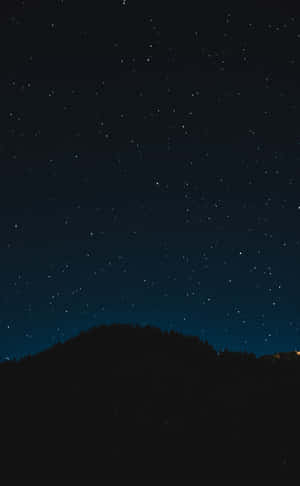 Aesthetic Night Sky With Stars Wallpaper