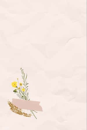 Aesthetic Note Paper Background Wallpaper