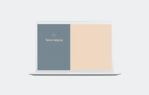 Aesthetic November Laptop Wallpaper