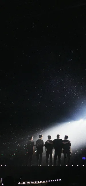Aesthetic Nuest Kpop Group Concert Wallpaper