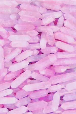 Aesthetic Pastel Pink Crystal Wallpaper