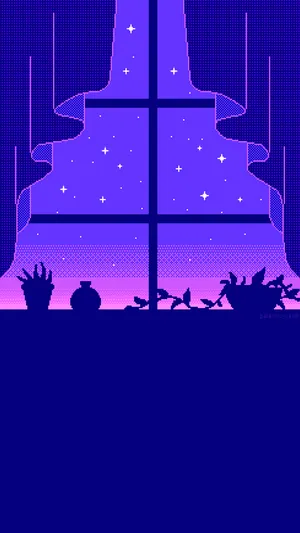 Aesthetic Pixel Art Hd 1080 X 1920 Wallpaper