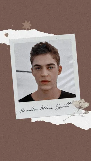 Aesthetic Polaroid Hardin Scott Wallpaper
