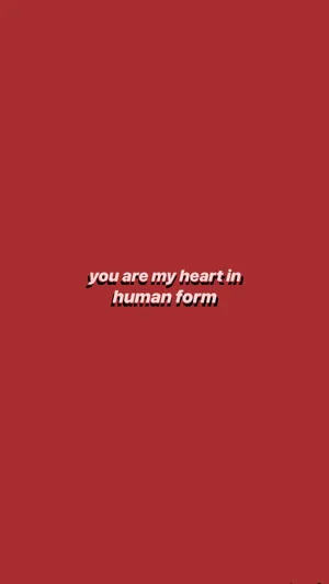 Aesthetic Quotes You Are My Heart Wallpaper