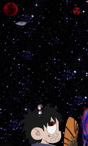 Aesthetic Rendering Of Obito’s Power Wallpaper