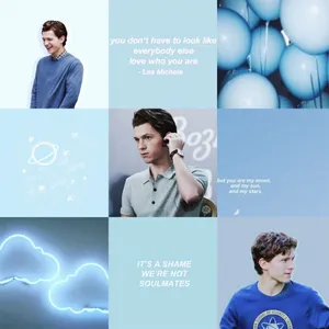 Aesthetic Shot Of Actor Tom Holland Wallpaper