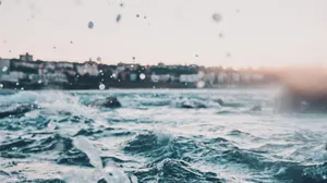 Aesthetic Small Waves Wallpaper