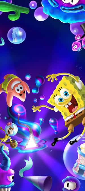 Aesthetic Spongebob And Sandy Wallpaper