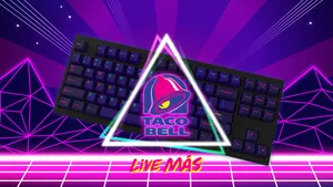 Aesthetic Taco Bell Digital Art Wallpaper