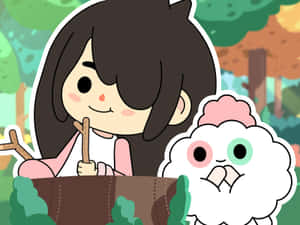 Aesthetic Toca Life Nari And Croquet Wallpaper