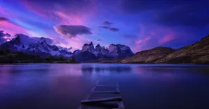 Aesthetic Torres Del Paine Chile Wallpaper