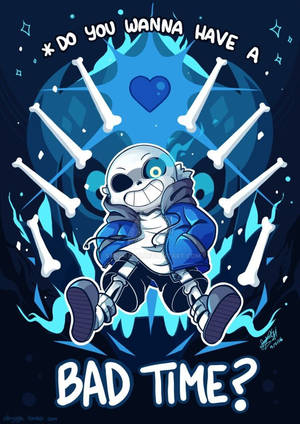 Aesthetic Undead Sans Fan Art Hd Wallpaper