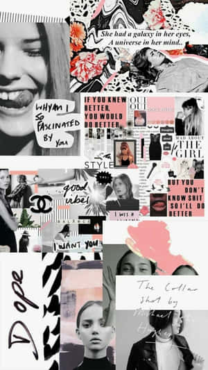 Aesthetic Vibe Moodboard Wallpaper