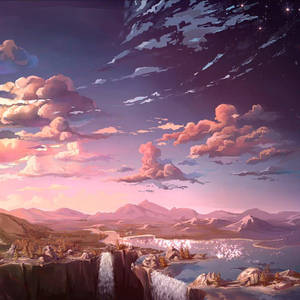 Aesthetic Vintage Ipad Pink Nature Wallpaper