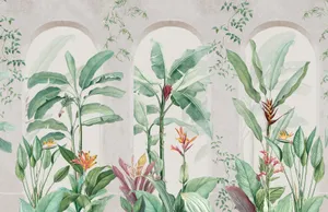 Aesthetic Vintage Scene With Classic Car Wallpaper