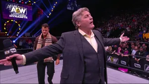 Aew Star Maxwell Jacob Friedman Tug-of-war With Wwe Legend William Regal Wallpaper