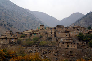 Afghanistan Panjshir Valley Village Wallpaper