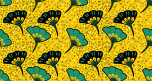 African_ Floral_ Print_ Pattern Wallpaper