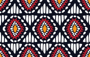 African Print Fabric Pattern Wallpaper