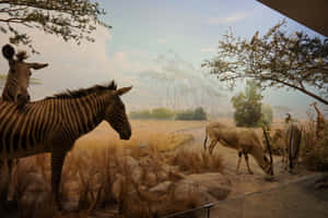 African Savannah Diorama California Academy Of Sciences Wallpaper