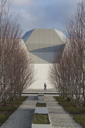 Aga Khan Museum Exterior Pathway Wallpaper