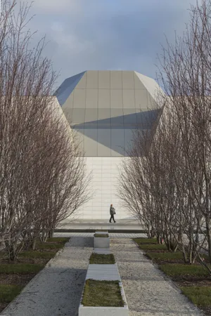 Aga Khan Museum Exterior Pathway Wallpaper