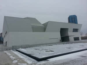 Aga Khan Museum Exterior Winter Wallpaper