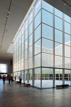 Aga Khan Museum Interior Light Patterns Wallpaper