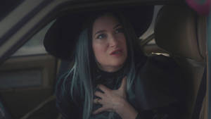 Agatha Harkness In The Car Wallpaper