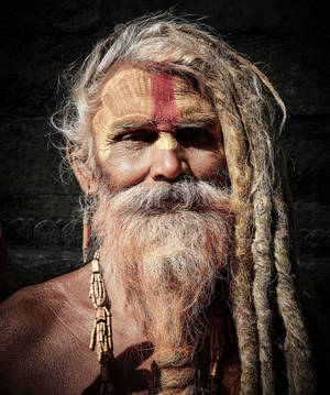 Aghori Mystic Close-up Wallpaper