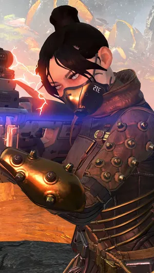 Agile Interdimensional Skirmisher - Wraith From Apex Legends Wallpaper