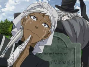 Agni From Black Butler In An Action-packed Scene Wallpaper