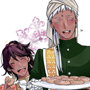 Agni From Black Butler Striking A Powerful Pose Wallpaper