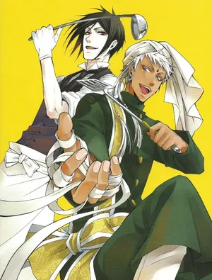 Agni - The Faithful Servant From Black Butler Wallpaper